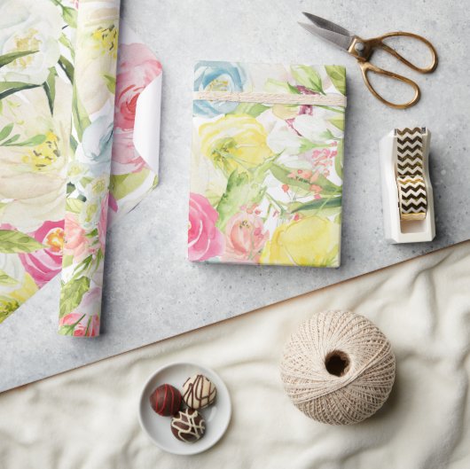 Spring Flowers Wrapping Paper – Prachtige Bloemen Cadeaupapier (Crafts)