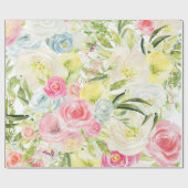 Spring Flowers Wrapping Paper – Prachtige Bloemen Cadeaupapier (Vlak)