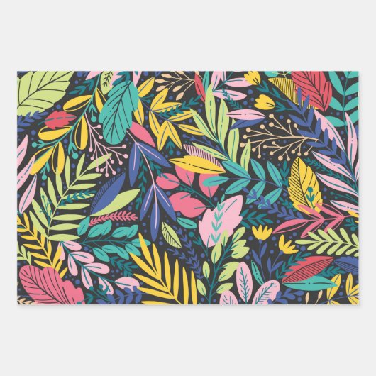 Spring Flowers Wrapping Sheets Inpakpapier Vel (Voorkant)