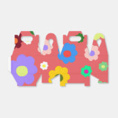 Spring Flowers Y2K Retro Patroon Bedankdoosjes (Uitgevouwen)