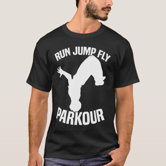 Spring Fly Parkour uitvoeren T-shirt (Voorkant)