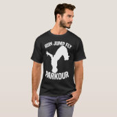 Spring Fly Parkour uitvoeren T-shirt (Voorkant volledig)