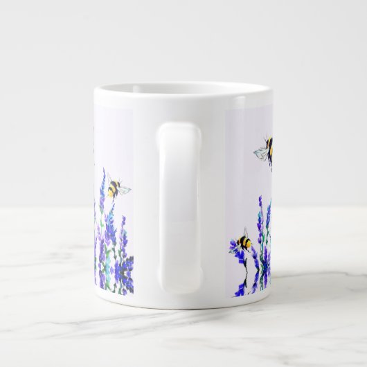 Spring Flying Bees Coffee Mok (Achterkant)