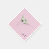 Spring Foliage Pink Custom Servet (Hoek)