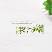 Spring Foliage Trouwantwoord op website RSVP Mini Visitekaartjes (Bureau)