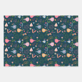 Spring Folk Art Gift Wrap Inpakpapier Vel (Voorkant)