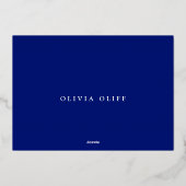 Spring Fondness Vrijgezellenfeest Folie Uitnodiging (Achterkant)