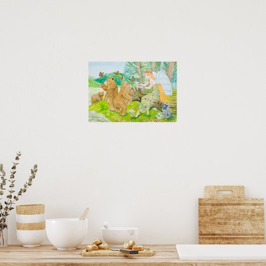 "Spring Forest" Poster (Keuken)
