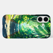 Spring Forest Trail - Anime Landschap Case-Mate iPhone Case (Achterkant (horizontaal))