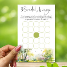 Spring Forest vrijgezellenfeest bingogame