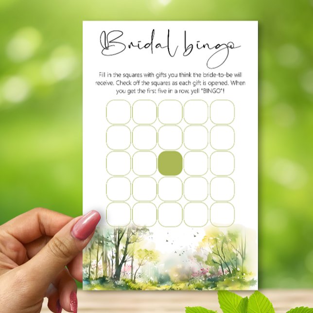 Spring Forest vrijgezellenfeest bingogame (Creator heeft geüpload)