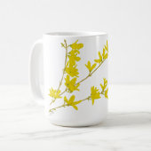 Spring Forsythia Koffiemok (Voorkant links)