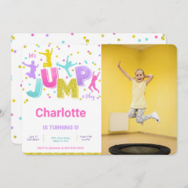 Spring foto uitnodiging