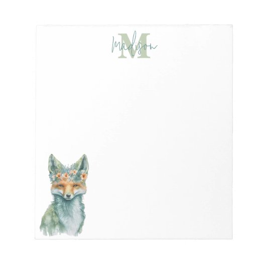 Spring Fox 2 Aangepast Notitieblok (Voorkant)