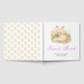 Spring Fox Baby Shower Guest Book Gastenboek (Volledig)