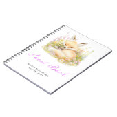 Spring Fox Baby Shower Guest Book Notitieboek (Linkerzijde)