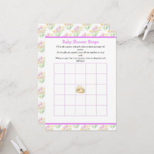Spring Fox Baby shower Kaart