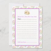 Spring Fox Baby shower Kaart (Voorkant)