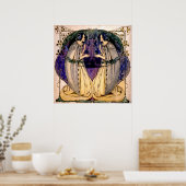 Spring - Frances MacDonald Poster (Keuken)