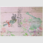 Spring French Limonade Stamp and Gardening Tools Tissuepapier (Voorkant)