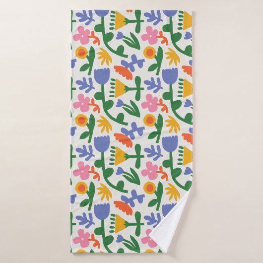Spring Fun Floral Badhanddoek (Badhanddoek)