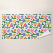 Spring Fun Floral Badhanddoek (Badhanddoek)