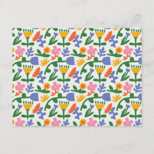 Spring Fun Floral Briefkaart