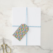 Spring Fun Floral Cadeaulabel (Met Touw)