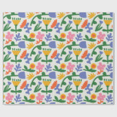 Spring Fun Floral Cadeaupapier (Vlak)