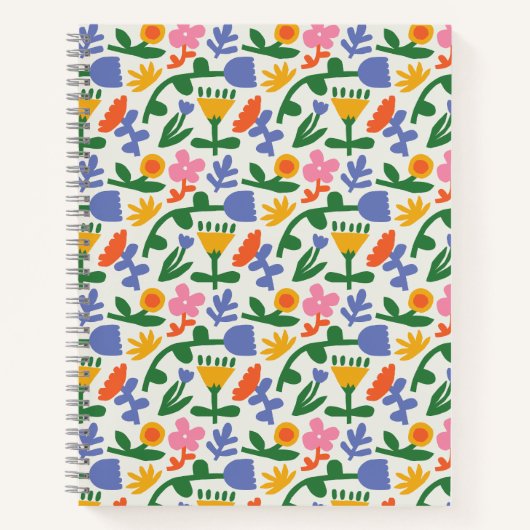 Spring Fun Floral Notitieboek (Voorkant)