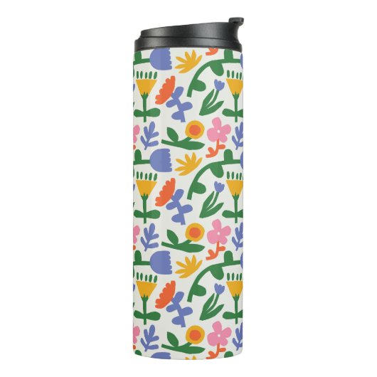 Spring Fun Floral Thermosbeker (Gedraaid links)