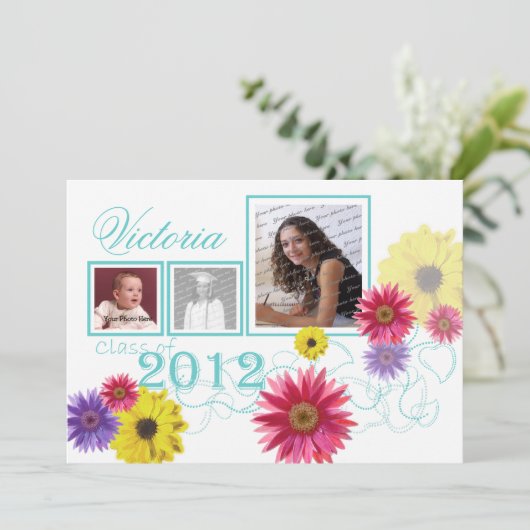 Spring Garden 2012 Afstuderen Tri Foto Kaart (Staand voorkant)