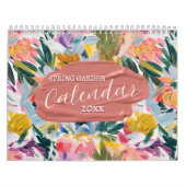 Spring Garden Abstract Bloemenschilderij 2025 Kalender (Hoes)