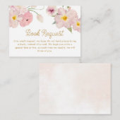 Spring Garden Baby shower Boeken voor Baby Informatiekaartje (Voorkant / Achterkant)