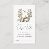 Spring Garden Baby shower Luierkrabbel Informatiekaartje (Voorkant)