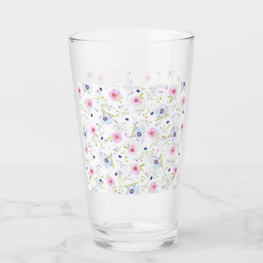 Spring Garden Bloemen Patroon Glas (Voorkant)