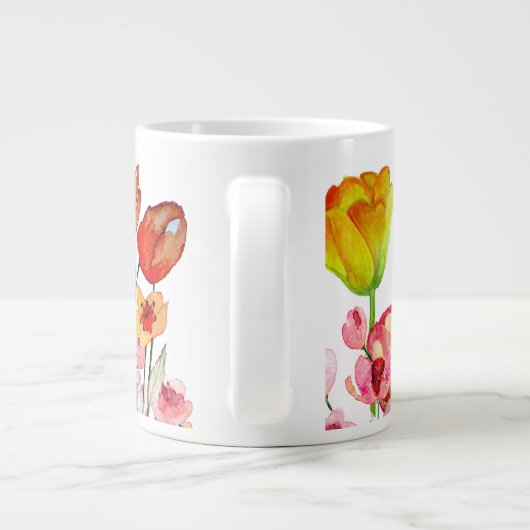 Spring Garden Blooms Grote Koffiekop (Achterkant)
