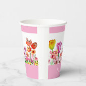 Spring Garden Blooms Papieren Bekers (Rechts)