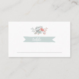 Spring Garden Boheemse romantische bruiloft Plaatskaartje