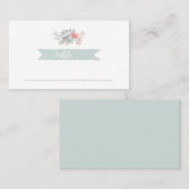 Spring Garden Boheemse romantische bruiloft Plaatskaartje (Voorkant / Achterkant)