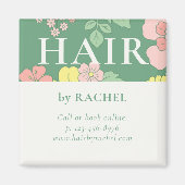 Spring Garden Boho Bloemenmarketing Magneet (Voorkant)