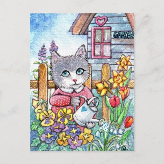 Spring Garden Briefkaart (Voorkant)