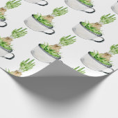 Spring Garden Bulb Floral Plant Cadeaupapier (Hoek)