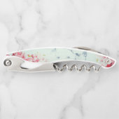 Spring Garden Butterfly Burgundy Floral Bloom Kurkentrekker (Voorkant)