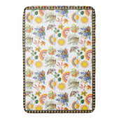 Spring Garden Butterfly Rainbow Sunshine groen Badmat (Voorkant Verticaal)