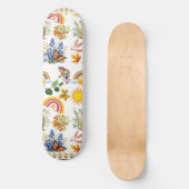 Spring Garden Butterfly Rainbow Sunshine groen Persoonlijk Skateboard (Voorkant)