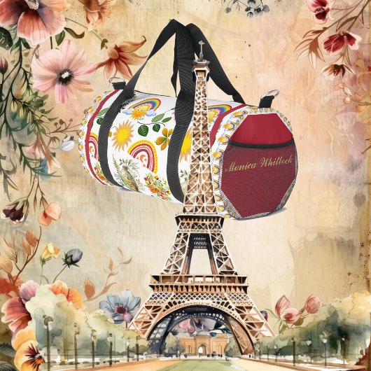 Spring Garden Butterfly Rainbow Sunshine groen Plunjezak