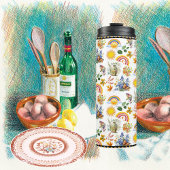 Spring Garden Butterfly Rainbow Sunshine groen Thermosbeker