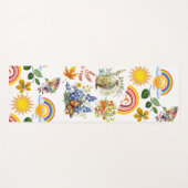 Spring Garden Butterfly Rainbow Sunshine groen Yogamat (Voorkant (horizontaal))