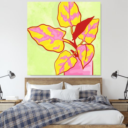 Spring Garden Canvas Afdruk (Insitu (Slaapkamer))